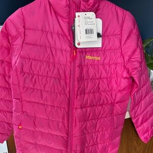Marmot Kids Fuchsia Puffer Coat